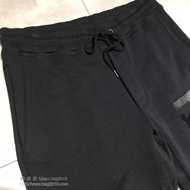 Burberry運動褲 2019春夏新款 巴寶莉黑色休閒褲套裝   tzy1603